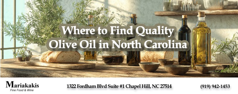 The Mariakakis Fine Food Lifestyle in Chapel Hill & Triangle