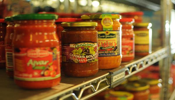 Ajvar spreads and European specialty foods at Mariakakis